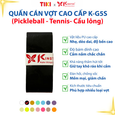 Quấn Cán Vợt KINGTEK K-G5S | Overgrip Cao Cấp Cho Pickleball  - Cầu Lông - Tennis | Êm Tay – Chống Trượt – Hút Mồ Hôi