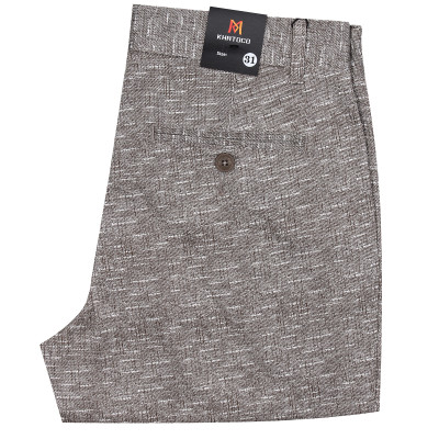 Quần short khaki nam Khatoco Q3M378R0-ININ139-2410-0