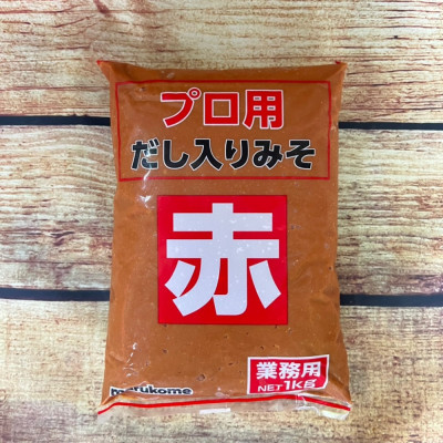 Đậu Tương Lên Men Aka Miso (Marukome) Có Dashi 1KG