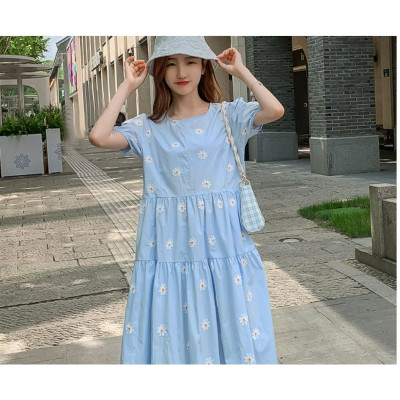 ĐẦM BẦU VÁY BẦU HOA CÚC DỄ THƯƠNG