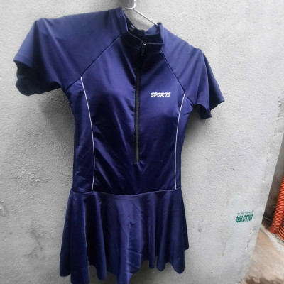 Váy Bơi Nữ Ngắn Tay Thanh Lịch