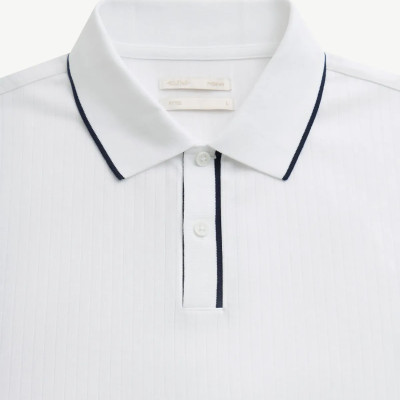 Áo polo tay ngắn nam phối cổ Form Fitted - RT 10S25POL006 | ROUTINE CÀ MAU