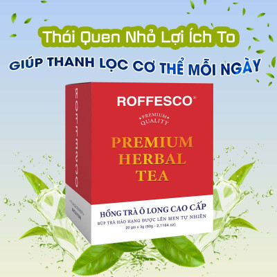 Hồng Trà Ô Long Thượng Hạng Thanh Lọc Cơ Thể Hộp 20 Gói
