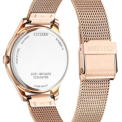 Đồng Hồ Nữ Citizen Dây Thép Không Gỉ EM0508-80Y - Mặt Xà Cừ