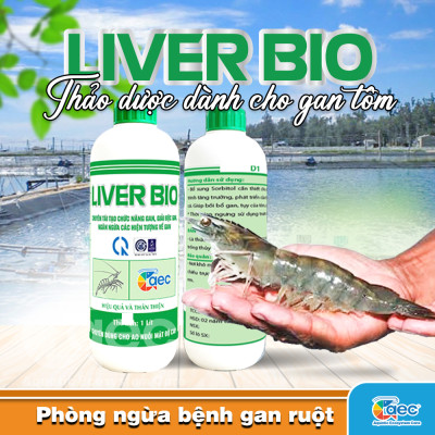 Chế phẩm thảo dược Liver Bio – Hỗ trợ chức năng gan và tiêu hóa cho tôm cá
