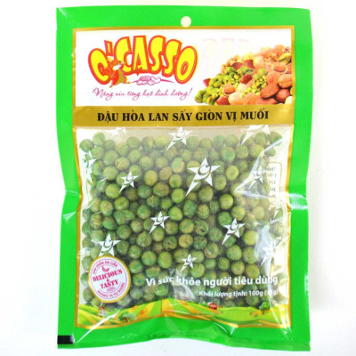 3 gói Đậu Hòa Lan Sấy Giòn Vị Muối O
