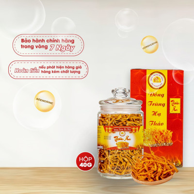 Đông Trùng Hạ Thảo Sấy Thăng Hoa Thiên Ân - Hũ 40g