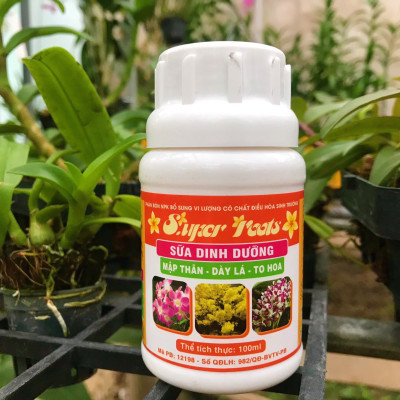 Phân SUPER ROOTS - Sữa Dinh Dưỡng cho Lan và Cây Trồng giúp cây khỏe hoa to đẹp - 100ml
