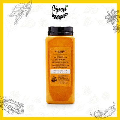 Nghệ Bột Tự Nhiên Vipep Hũ Nhựa 400g - Gia vị Vipep