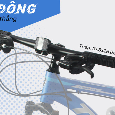Xe đạp Tekko thể thao R250 cỡ 26 inch - Phù hợp với người cao từ 1m45 trở lên
