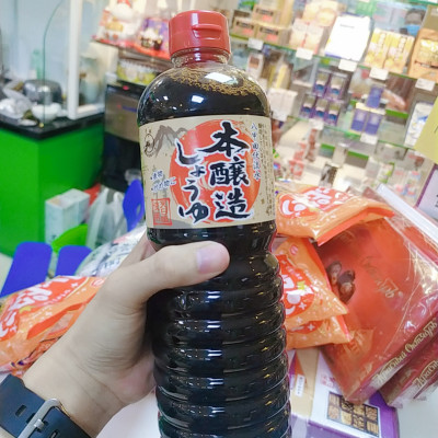 Nước tương KOBE BUSSAN 1L - hàng nội địa Nhật Bản