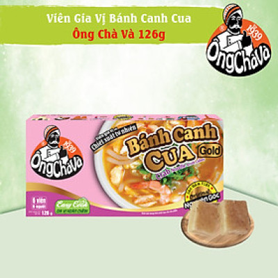 Viên Gia Vị Bánh Canh Cua Ông Chà Và Gold 126gr (Crab Noodle Broth Cubes)