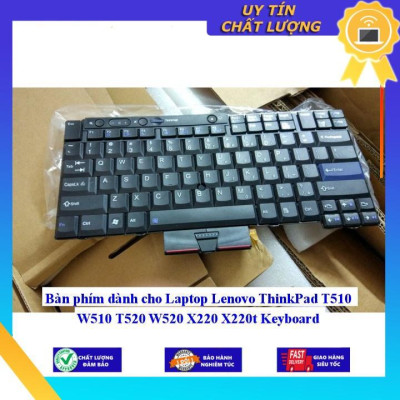 Bàn phím dùng cho Laptop Lenovo ThinkPad T510 W510 T520 W520 X220 X220t Keyboard - Hàng Nhập Khẩu New Seal