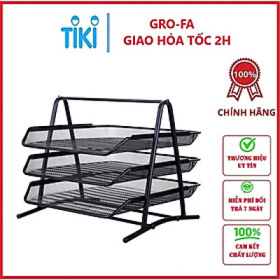 Khay Đựng Tài Liệu 3 Tầng Thiết Kế Thông Minh - Hàng chính hãng