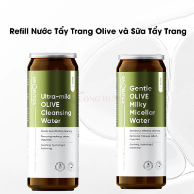 Nước tẩy trang DrCeutics Ultra-Mild Olive Cleansing Water (310ml/480ml/500ml) - Hàng chính hãng