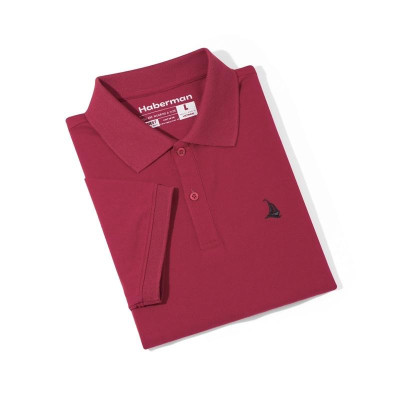 ÁO POLO THÊU LOGO CÁNH THUYỀN ĐỎ ĐÔ