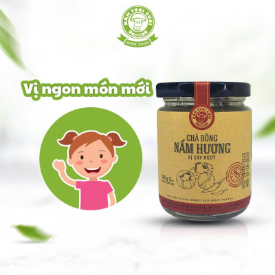 Chà Bông Nấm Hương Vị Cay Ngọt 100g Nấm Tươi Cười