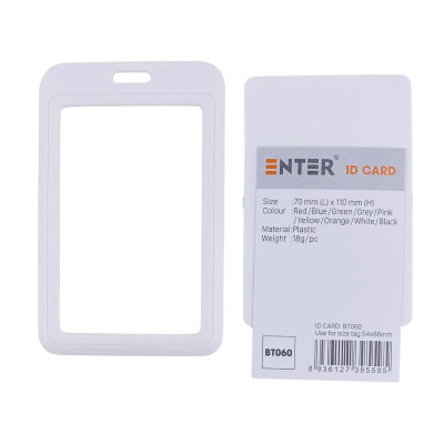 Bảng tên Enter BT060 54x86mm 1 mặt đứng