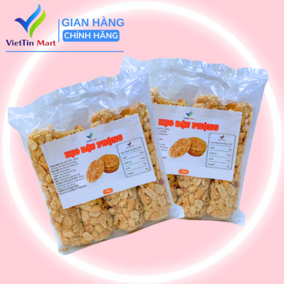 Kẹo Gạo Lứt Đậu Phộng Cuộn Tròn VIETTIN MART 180G