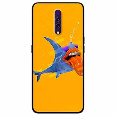 Ốp lưng dành cho Realme X mẫu Cá Mập Mờ