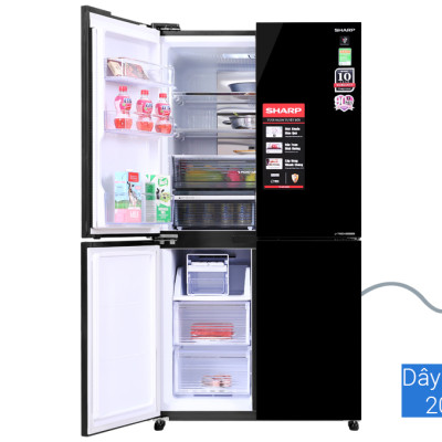 Tủ lạnh Sharp Inverter 525 lít SJ-FXP600VG-BK - Hàng Chính Hãng - Chỉ Giao HCM