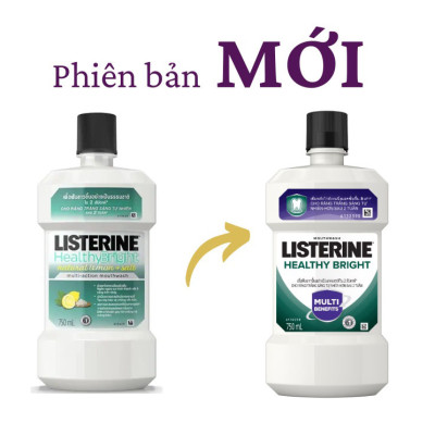 Nước Súc Miệng Làm Trắng Răng Listerine 750ml