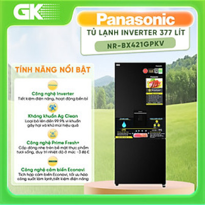 Tủ lạnh Panasonic Inverter 377 lít NR-BX421GPKV - Chỉ giao HCM