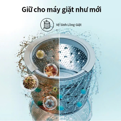 Máy Giặt Hisense 13kg WTJH1313UB Giặt thông minh AI tiết kiệm điện và nước, bảo hành 2 năm - HÀNG CHÍNH HÃNG