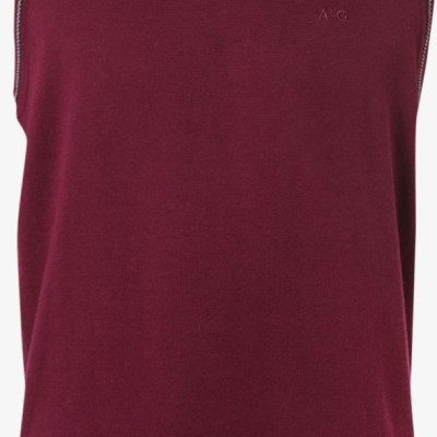 Áo len gile Aligro màu nâu đỏ ALENGL015