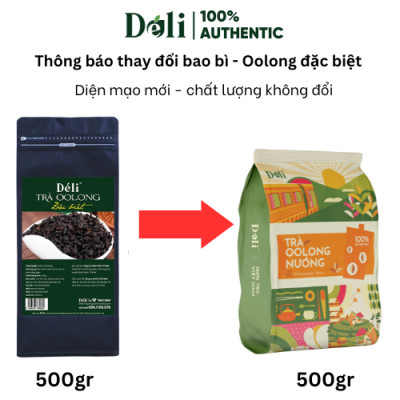 Trà Oolong Nướng Déli - 500gr - chuyên dùng pha chế trà sữa, trà trái cây.