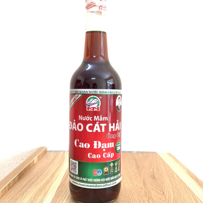 Nước mắm cá thu Cao Đạm cao cấp 30 độ đạm, dung tích 650ml