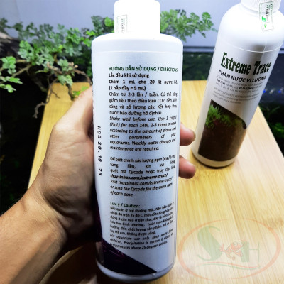 Phân nước PTV Extreme Trace bổ sung vi lượng trồng cây bể thủy sinh