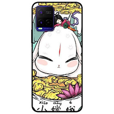 Ốp lưng dành cho Vivo Y21 - Vivo Y21s mẫu Thỏ Ngủ