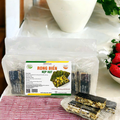 Rong biển kẹp hạt dinh dưỡng ăn kiêng giảm cân Mộc Lan Healthy Foods - 250g, 500g
