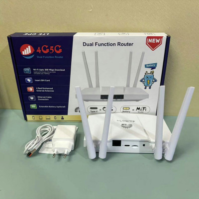 Bộ phát WiFi từ sim 4G CPE B828 tốc độ cao 300Mpbs phủ sóng rộng sử dụng mọi loại sim kèm pin 3000mAh - Hàng nhập khẩu