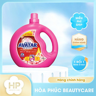 Combo 2 Can Nước Giặt Xả Vải Hương Hoa Anh Đào Avatar ( 2 kg/ Can )