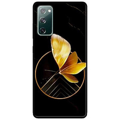 Ốp lưng dành cho Samsung A90 - Samsung S20 FE mẫu Vòng Tròn Bướm Vàng