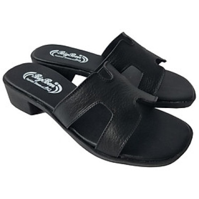 Dép Cao Gót Nữ BIGGBEN Da Bò Cao 4 Phân DCG111