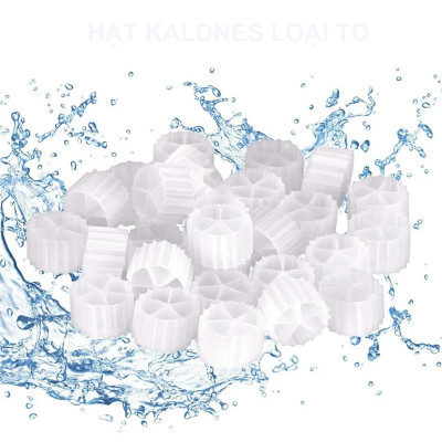 500GR Hạt Kaldnes LOẠI TO vật liệu lọc nước bể cá, tạo oxy hồ thủy sinh cao cấp
