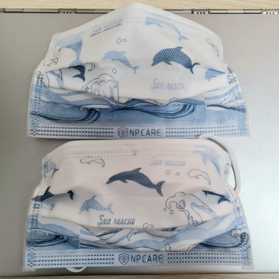 Khẩu trang y tế 4 lớp Save the Ocean NPCARE - Hộp 50 cái