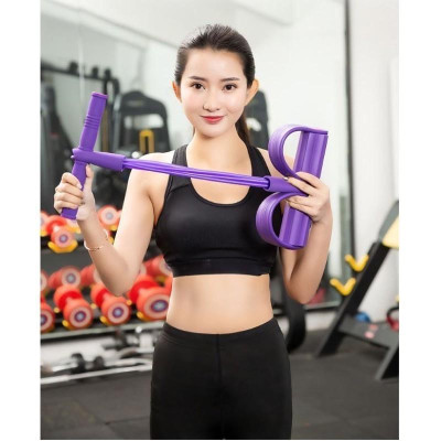 Dây tập bụng, dây kéo kháng lực tập cơ vai và ngực 4 ống, 6 ống Sportslink