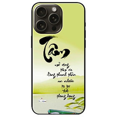 Ốp lưng dành cho Iphone 15 - Iphone 15 Plus - Iphone 15 Pro - Iphone 15 Pro Max - Tâm Xanh - Hàng Chính Hãng