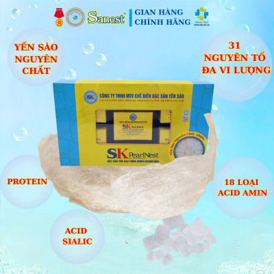 SKHPearlNest Khánh Hòa Đặc sản yến sào tinh chế hộp quà tặng (5 hộp 3g)