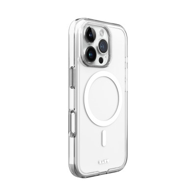 Ốp Lưng Sạc Từ Tính cho iPhone 16 Pro/ 16 Pro Max/ iphone 16/ 16 Plus LAUT Crystal-M, chính hãng Germany, chống sốc_ Hàng chính hãng