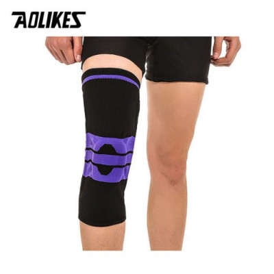 Đai bảo vệ đầu gối AOLIKES A-7721 trợ lực khớp gối với silicone đàn hồi sport knee protector