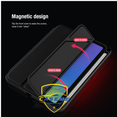 Bao Da Dành Cho iPad Mini 6/Mini 7 Bevel Leather Case Hiệu Nillkin - Hàng Chính Hãng