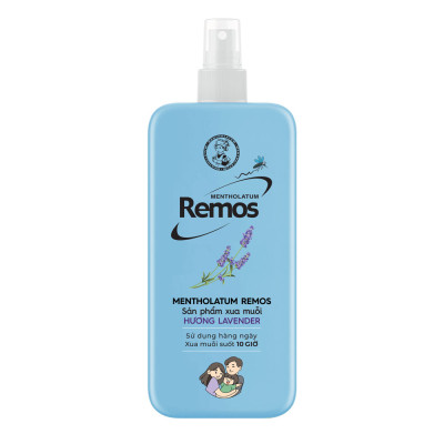 Xịt chống muỗi Rohto Mentholatum Remos Hương Lavender 150ml