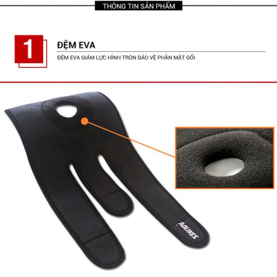 Băng bảo vệ đầu gối đa năng Aolikes 7616