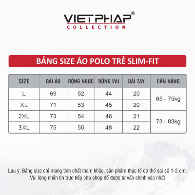 Áo Polo Nam VIỆT PHÁP Form Basic Chất liệu Cotton co giãn thấm hút mồ hồi tốt  68802