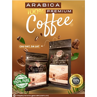 Cà phê Arabica Cầu Đất, Đà Lạt- 100% cà phê nguyên chất 250 g
